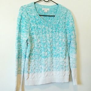 Ombre  Cable Knit Sweater!!